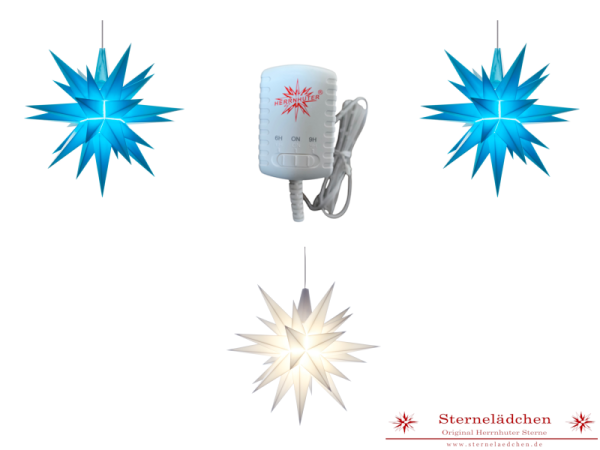 Sterne-Set A1e blau/weiß/blau